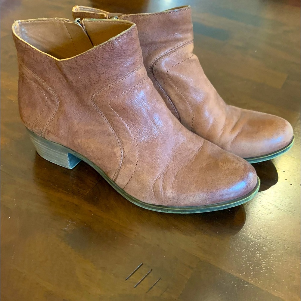 Lucky Brand Brown Booties